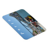 Porto. Douro River en Dom Luis I Bridge. Magneet (Rechterzijde)