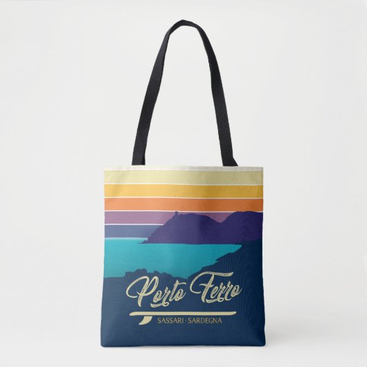 Porto Ferro -  strand Tote Bag (Voorkant)