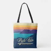 Porto Ferro -  strand Tote Bag (Achterkant)