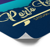 Porto Ferro - Vintage Travel - Italië Poster (Hoek)