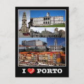 Porto - I Love - Portugal - Briefkaart (Voorkant)