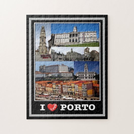 Porto - I Love - Portugal - Legpuzzel (Verticaal)