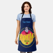 Porto in Portugal Ship Retro Sunset 