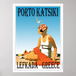 Porto Katsiki Beach Lefkada - Griekenland Poster
