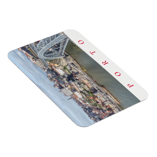 Porto panoramisch uitzicht koelkastmagneet magneet (Rechterzijde)
