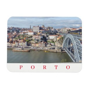 Porto panoramisch uitzicht koelkastmagneet magneet