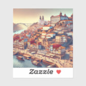 Porto Portugal 3 inch Vinyl Sticker (Vel)