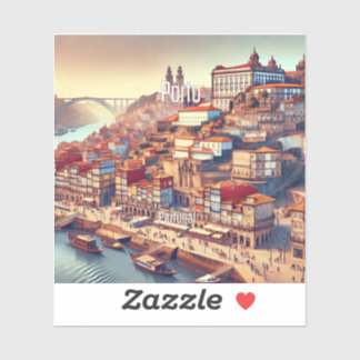 Porto Portugal 3 inch Vinyl Sticker