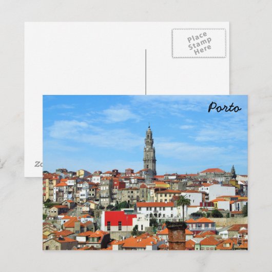 Porto, Portugal Briefkaart (Voorkant / Achterkant)