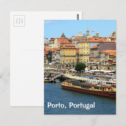 Porto, Portugal Briefkaart (Voorkant / Achterkant)
