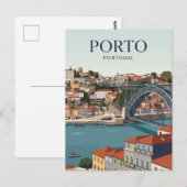 Porto Portugal Briefkaart (Voorkant / Achterkant)