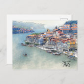Porto, Portugal Briefkaart (Voorkant / Achterkant)