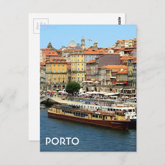 Porto, Portugal Briefkaart (Voorkant / Achterkant)