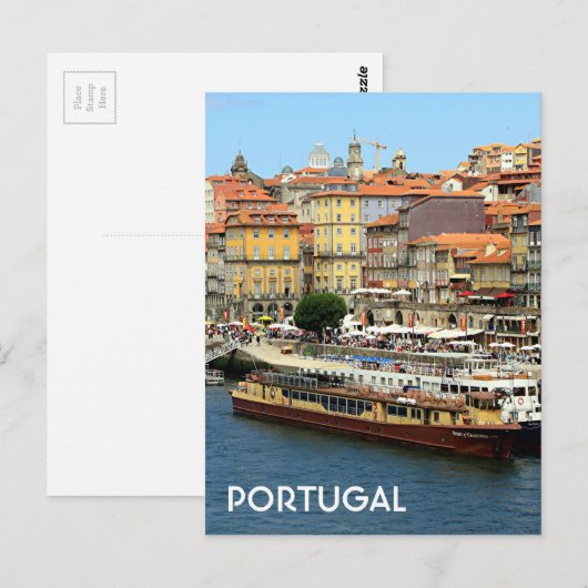 Porto, Portugal Briefkaart (Voorkant / Achterkant)