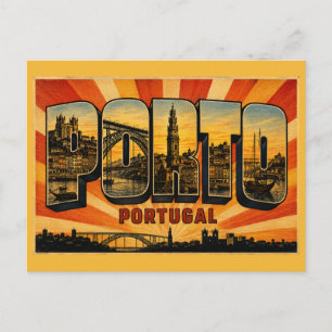 Porto Portugal Dom Luís I-brug Briefkaart