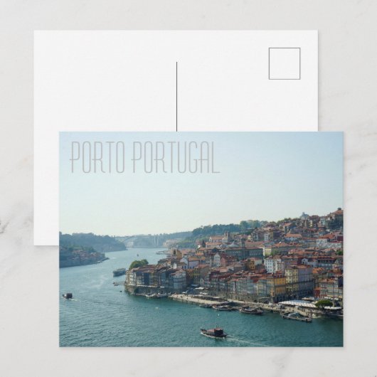 Porto Portugal Douro Briefkaart (Voorkant / Achterkant)