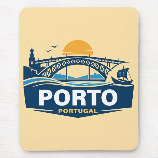 Porto Portugal Europe Muismat (Voorkant)