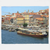 Porto, Portugal Fleece Deken (Voorkant (Horizontaal))