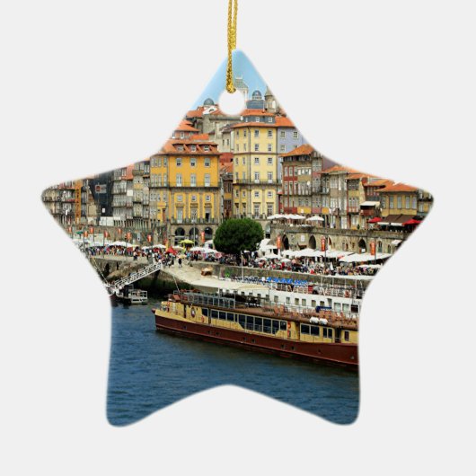 Porto, Portugal Keramisch Ornament (Voorkant)