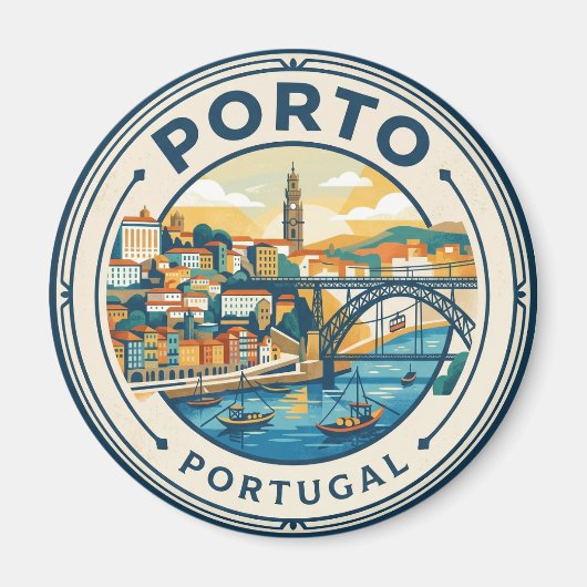 Porto Portugal Magneet (Voorkant)