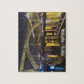 Porto - Portugal. Night Scene Near Douro Legpuzzel (Verticaal)