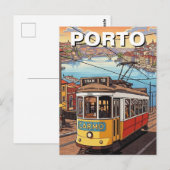 Porto Portugal Reizen Abstract Briefkaart (Voorkant / Achterkant)