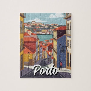Porto Portugal Reizen Abstract Legpuzzel