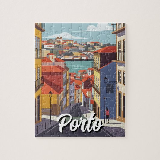 Porto Portugal Reizen Abstract Legpuzzel (Verticaal)