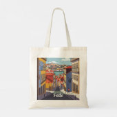 Porto Portugal Reizen Abstract Tote Bag (Achterkant)