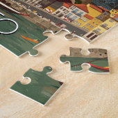 Porto Portugal Reizen Abstracte Vintage Legpuzzel (Zijkant)