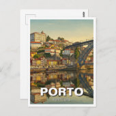 Porto Portugal Reizen Briefkaart (Voorkant / Achterkant)