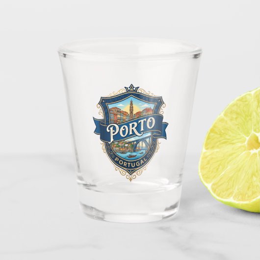 Porto Portugal Shot Glas (Voorkant)