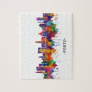 Porto Portugal Skyline Legpuzzel