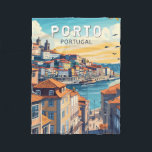 Porto Portugal Travel Art Vintage Fleece Deken<br><div class="desc">Porto retro vector reisontwerp. Porto is een kuststad in het noordwesten van Portugal,  bekend om zijn statige bruggen en de productie van port.</div>