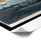 Porto Praya op het eiland St. Jago, bord 4 voor Poster (Hoek)