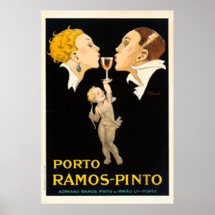 Porto Ramos Pinto door Rene Vincent - Frans Poster