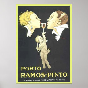 Porto Ramos Pinto Vintage Ad Poster