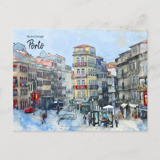 Porto - Real Portugal Briefkaart (Voorkant)