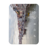 Porto Ribeira District uitzicht koelkastmagneet Magneet (Verticaal)