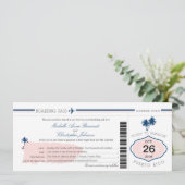 Porto Rico - palmboom - instapkaart Kaart (Staand voorkant)