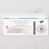 Porto Rico - palmboom - instapkaart Kaart (Voorkant)