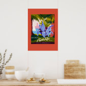  Porto Rico Travel Poster (Keuken)