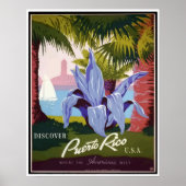  Porto Rico Travel Poster (Voorkant)