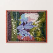 Porto Rico Travel Poster Legpuzzel (Horizontaal)