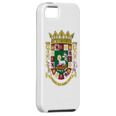 Porto Rico Wapenmunt Case-Mate iPhone Case (Back/Rechts)