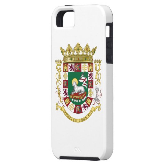 Porto Rico Wapenmunt Case-Mate iPhone Case (Achterkant Links)