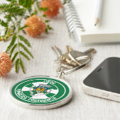 Porto Round Emblem Sleutelhanger (Zijkant)