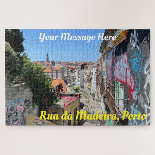 Porto | Rua da Madeira | Steep Street Puzzel (Horizontaal)