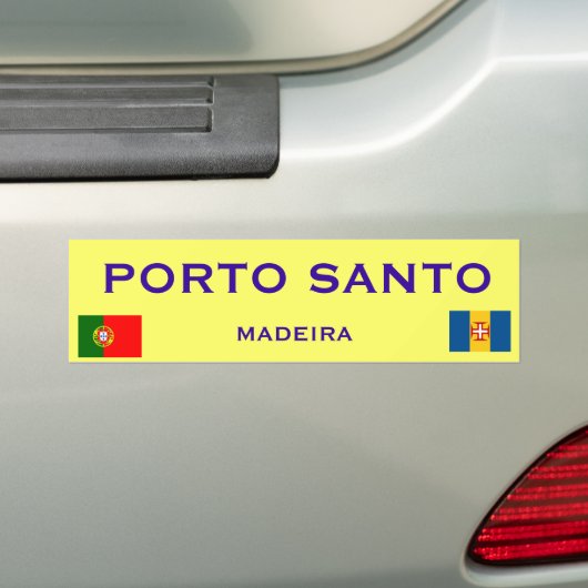 Porto Santo* (Madeira) Bumpersticker (Op auto)