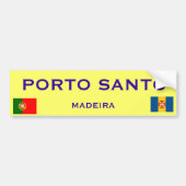 Porto Santo* (Madeira) Bumpersticker (Voorkant)